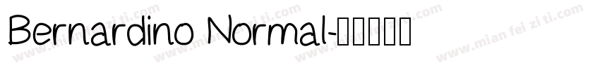 Bernardino Normal字体转换